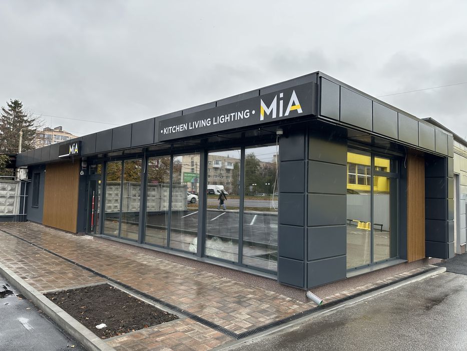 Фасадні касети, вент.фасад, 3D фасадні касети, металева рейка.