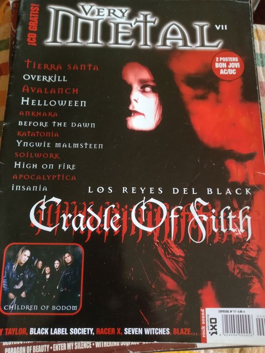 Revistas de hevy  metal ,antigas