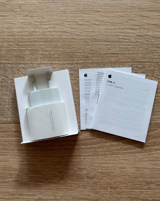 Швидка зарядка для iPhone 100% Орігінал Apple 20W USB-C Зарядний блок