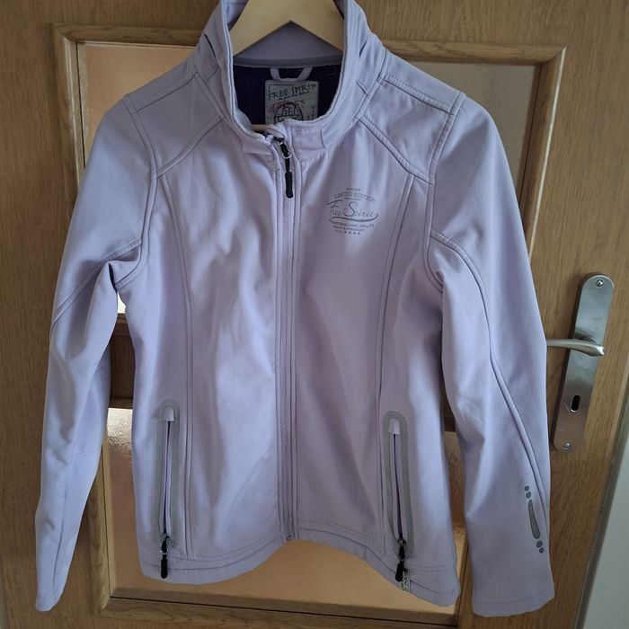Free spirit fioletowy softshell kurtka S M 36 38 bergans didriksons reima polarn o pyret