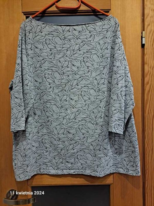 bluzka łabędzie H&M 50 52