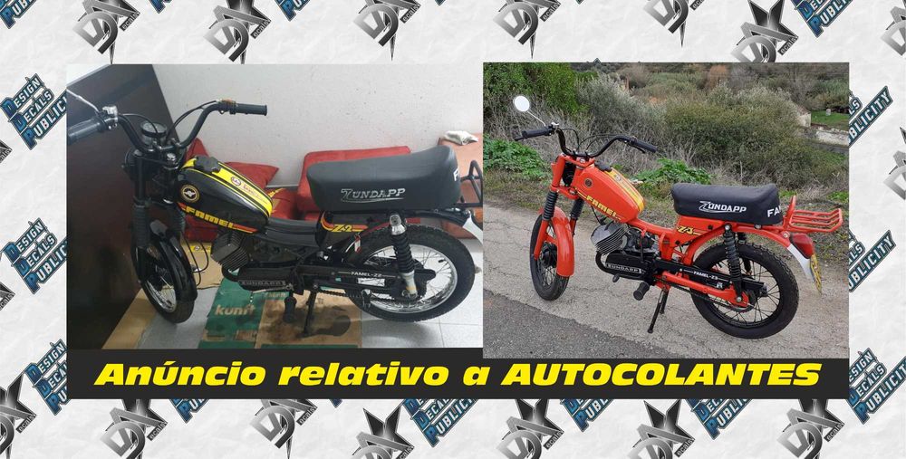 Autocolantes para Famel Z2 - Z3 --- 2º modelo