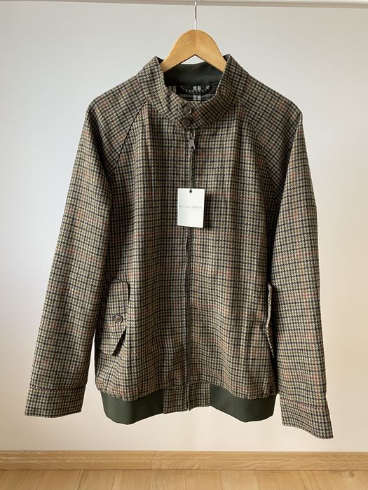 RACING green british style Outerwear бомбер