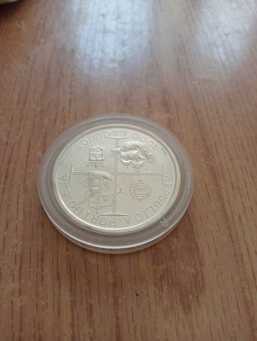 Moeda de Prata 1000 Escudos 1998 – D. Manuel I (Comemorativa)