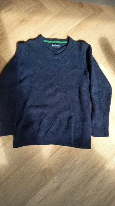 Wełniany sweter Barbour, 100% Wełna (jagnięca premium), Rozmiar M,
