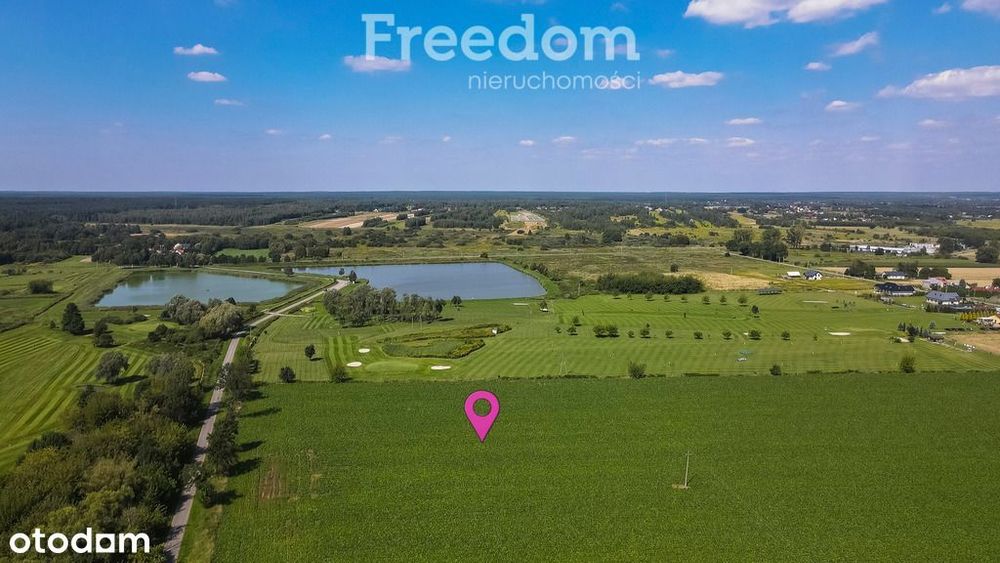 Działka 6,33 ha obok pola golfowego Trzciana