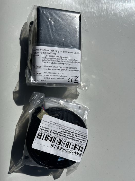 Cabo iluminacao pilhas AA e usb