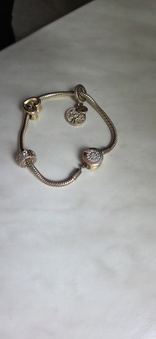 Bransoletka złota Pandora