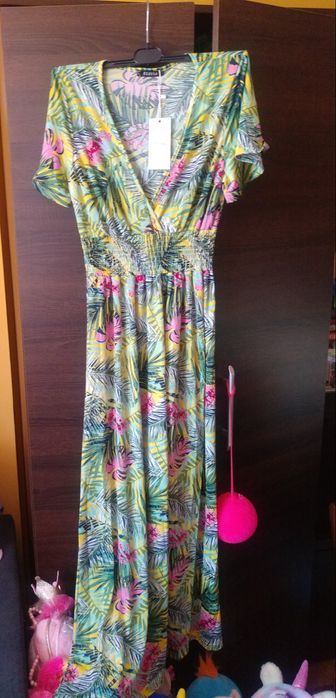 Sukienka maxi oversize Elissa Collection m/l/xl