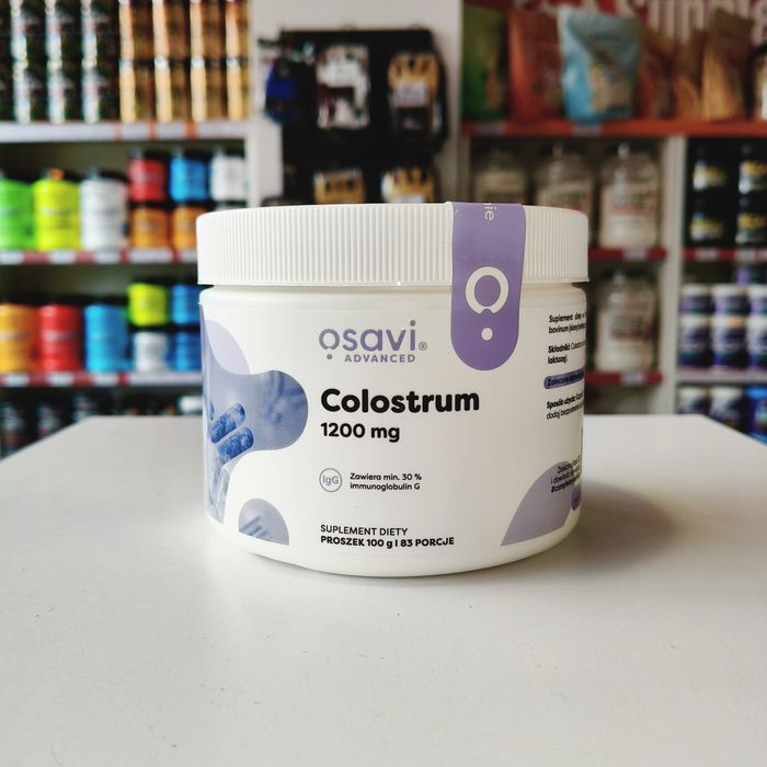 Osavi Colostrum 1200mg 100g Siarka Bydlęca Naturalna Odporność