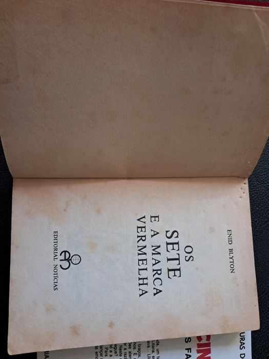2 Livros Os Cinco e os Sete