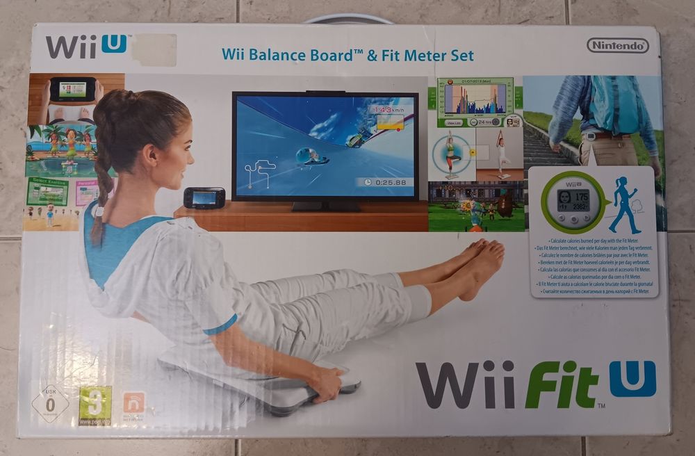 Wii Balance Board & Fit Meter Set Nintendo Wii / Wii U