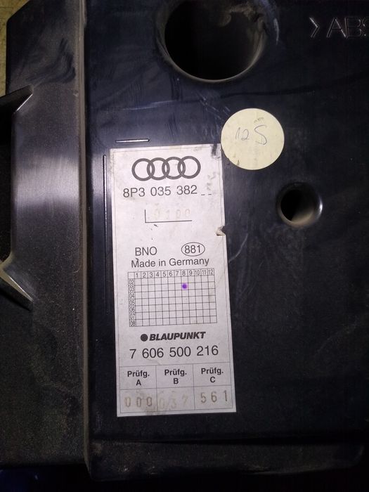 Subwoofer głośnik tuba audi a3 8p oryginał