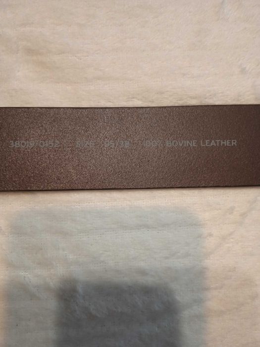 Levis Pasek Nowy męski ciemno-brązowy skórzany Rozmiar 95