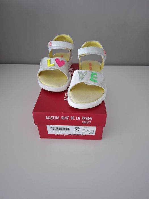 Sandália Love Agatha Ruiz de la Prada - tam. 27 - 12€