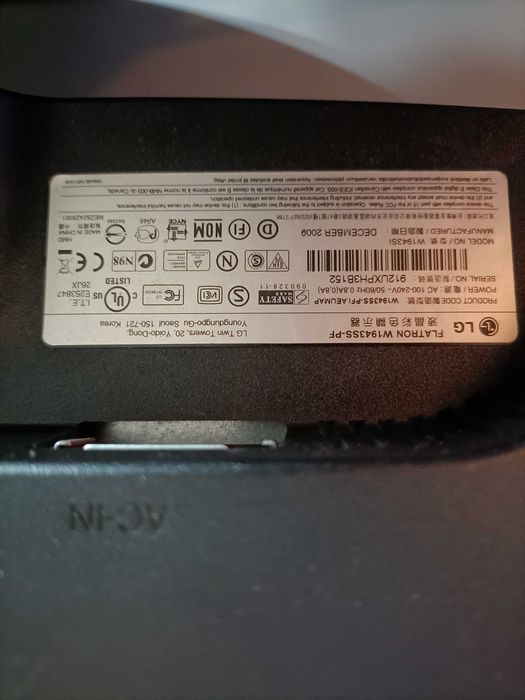 LG monitor sprawny 100%