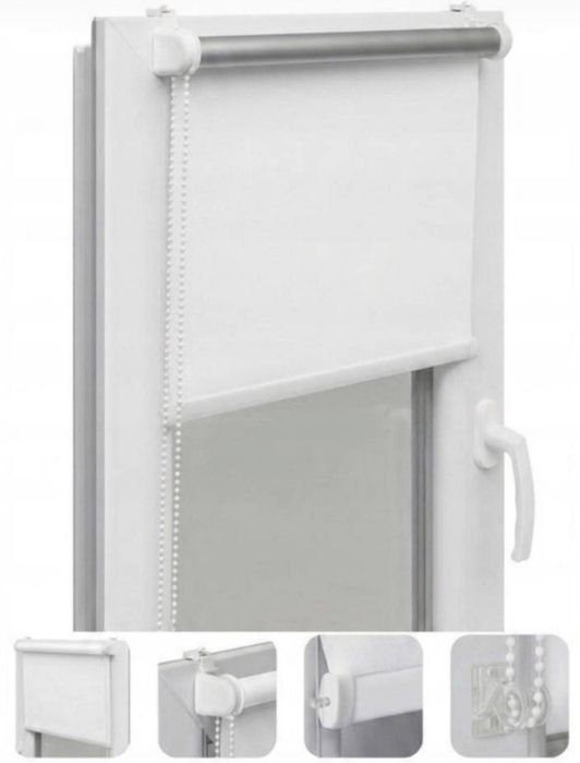 Roleta na okno  mini roleta termoizolacyjna 100% zaciemniająca 89x220 cm