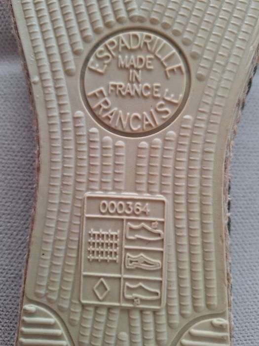 Stylowe Francuskie espadryle r.45