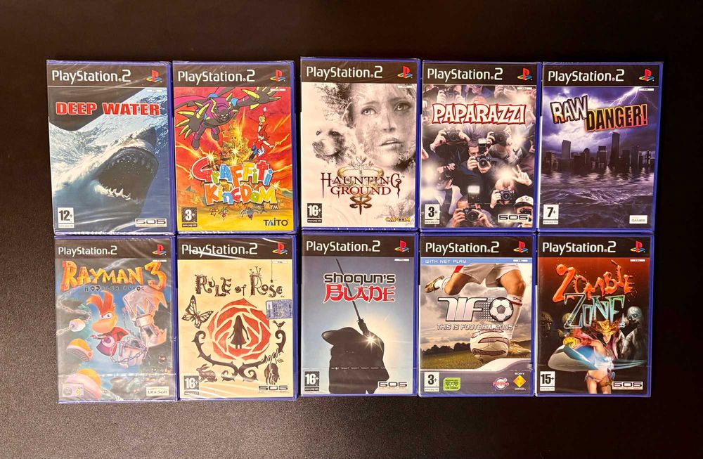 JOGOS PLAYSTATION 2 / PS2 || NOVOS E SELADOS || Portes Grátis ||