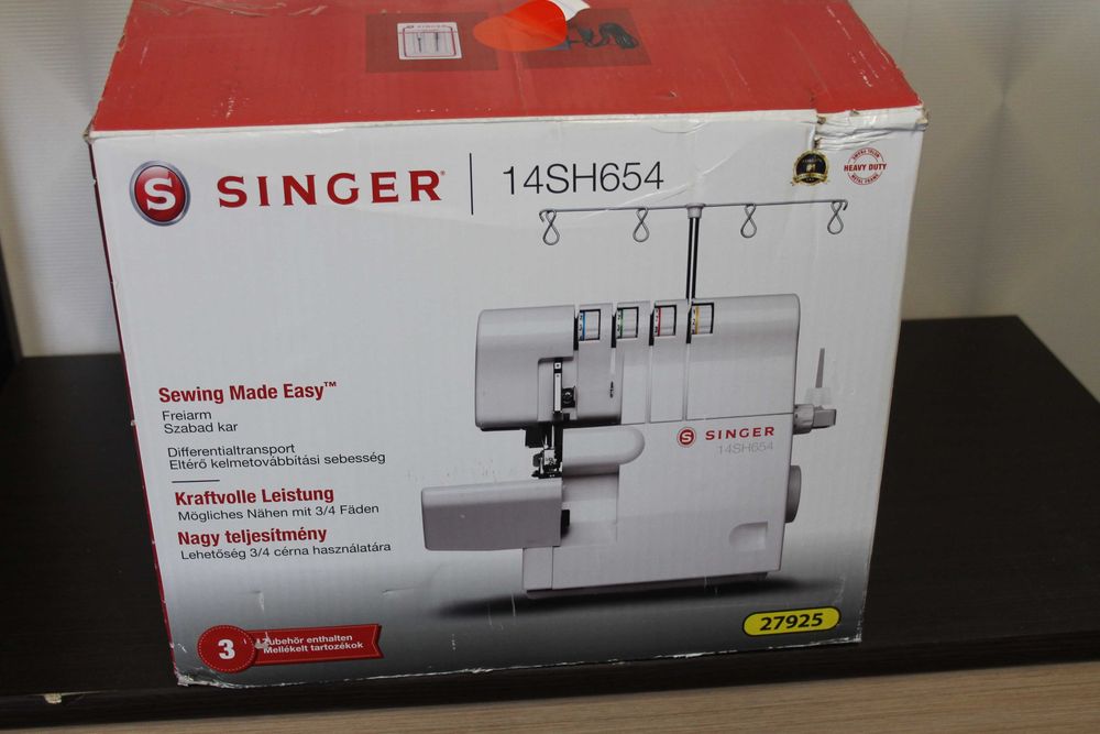 Fabrycznie NOWY Overlock SINGER 14SH654 – 24 miesiące gwarancji