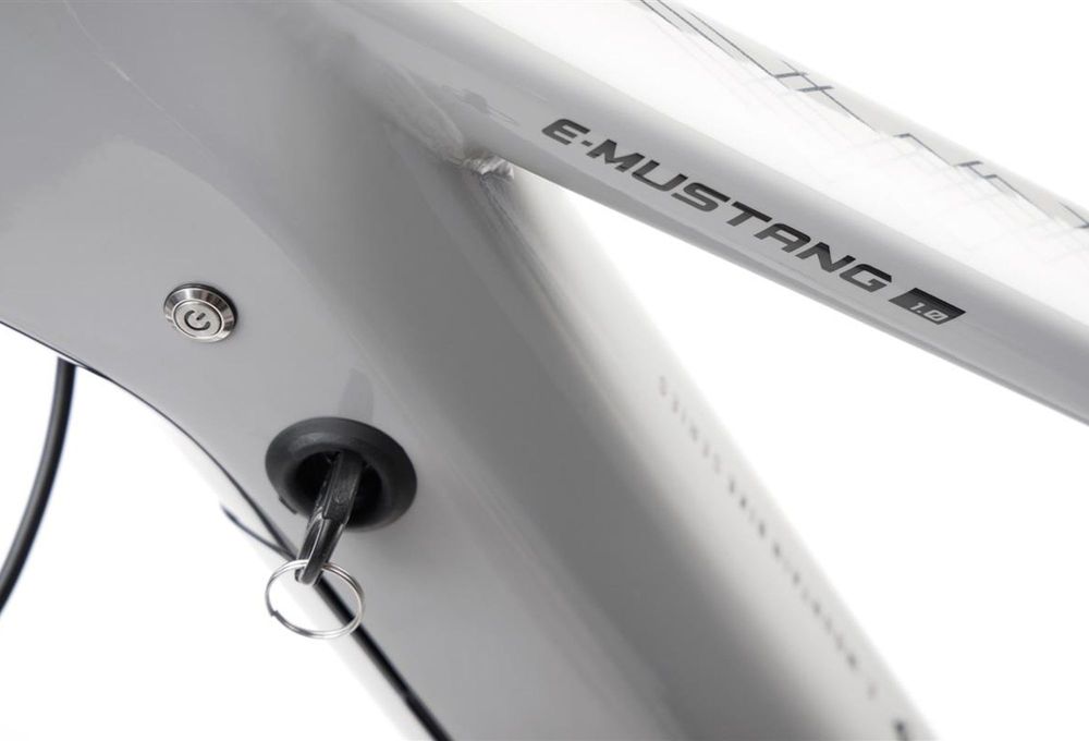 NOWY Rower Elektryczny Roz L Romet E-Mustang 1.0 bateria 725Wh Szary