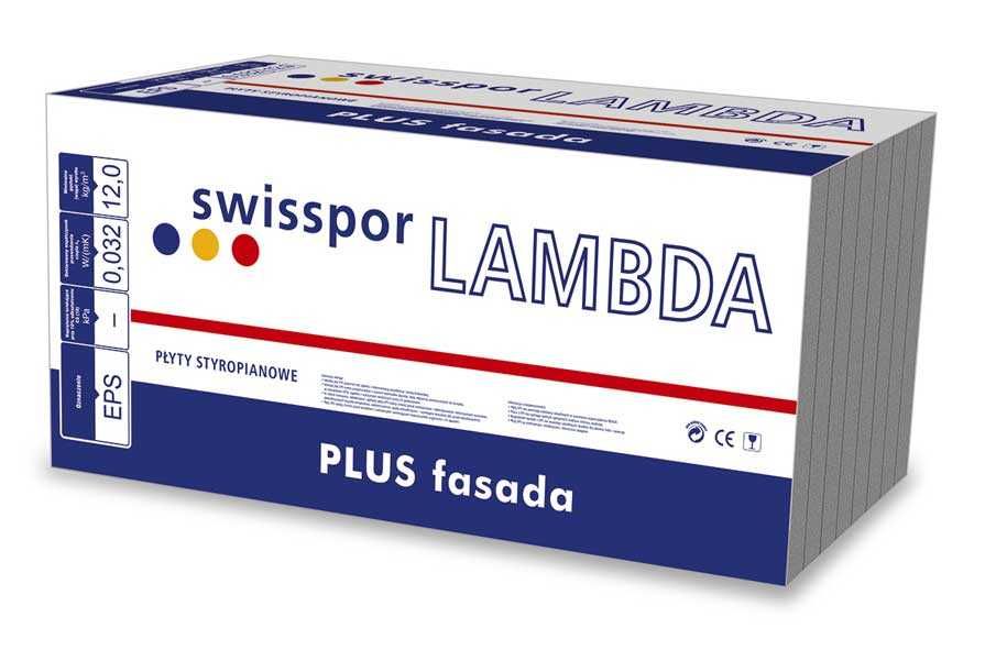 Swisspor lambda Plus fasada EPS 0,032 styropian grafitowy, elewacja