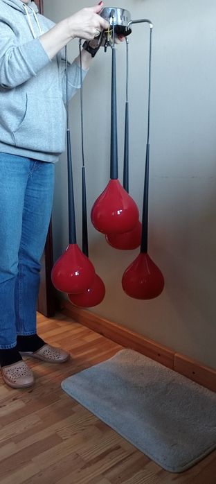 Lampa wisząca AGA 5 Red Azzardo