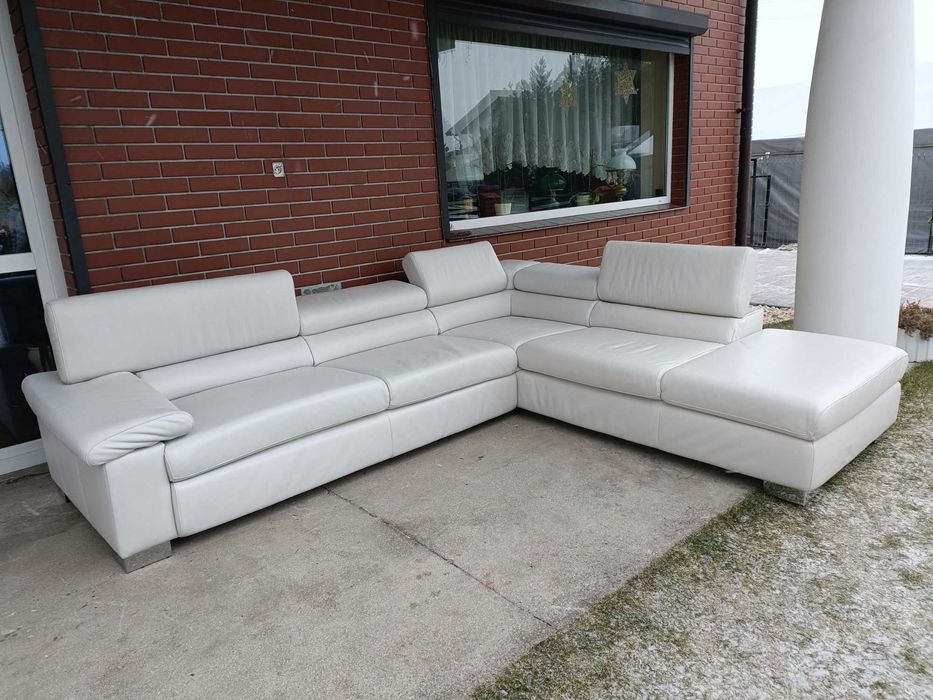 Sprzedam narożnik ze skóry -Skóra -skórzany –skórzana -skórzane