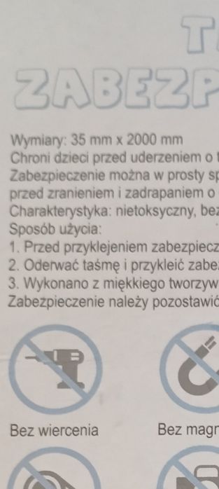 Taśma zabezpieczająca kanty