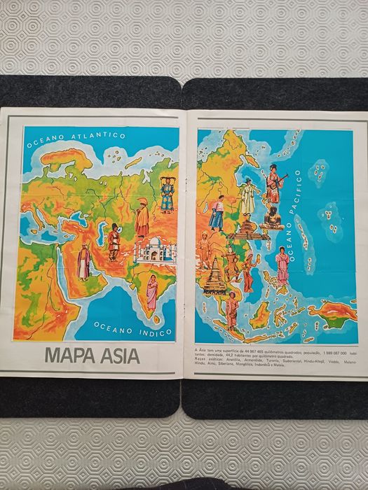 Caderneta Homens Raças e Costumes completa