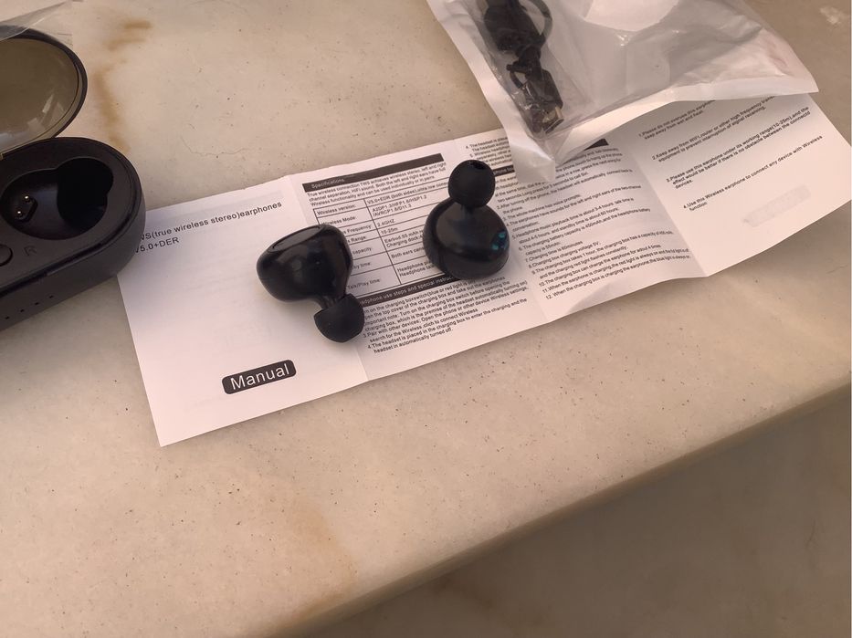 Wireless Earbuds Identical to Xiaomi AirDots Bluetooth, New, Black64553337927554122