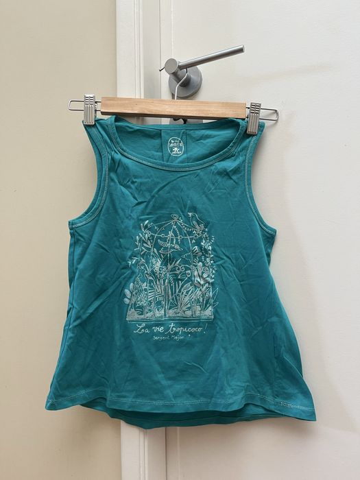 T-shirt turquesa crianca