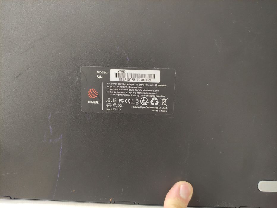 Графічний планшет ugee m708 графический планшет ,pen tablet ugee