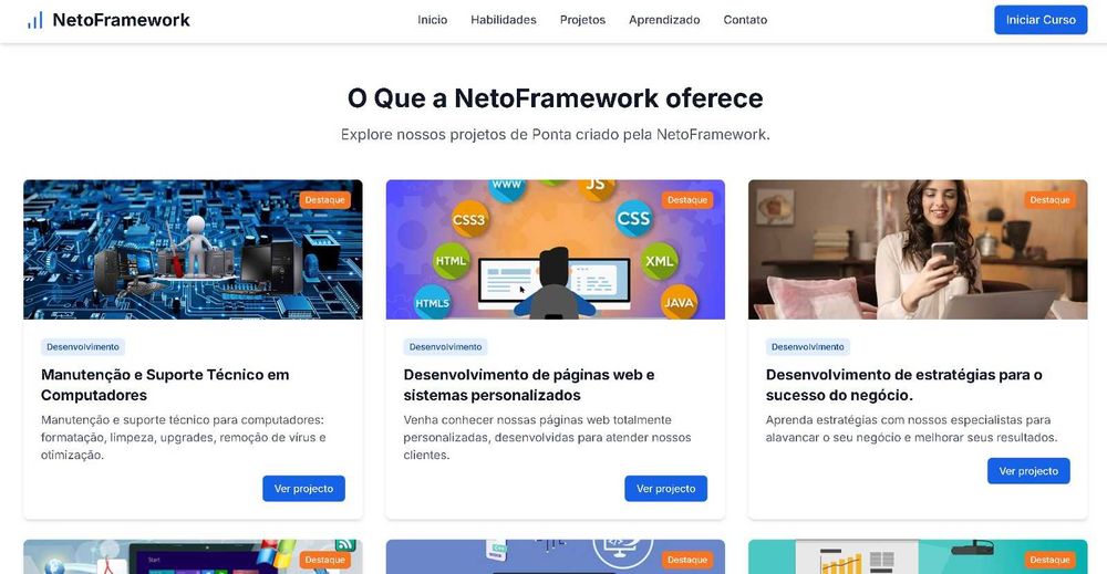 Criação de Sites Simples e Profissionais