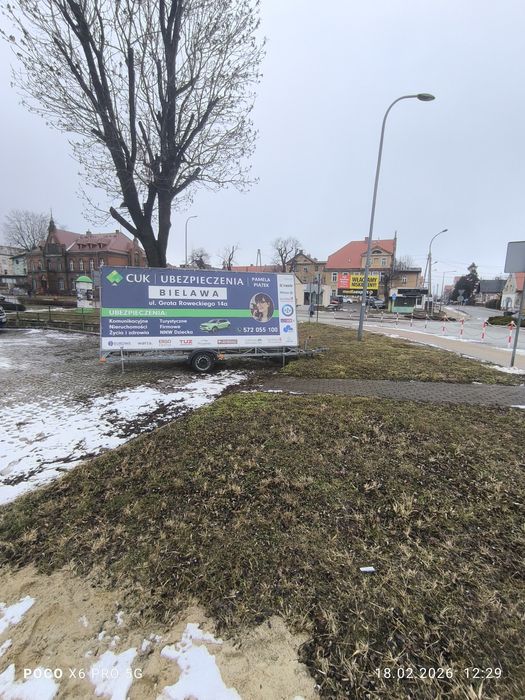 Mobilna Reklama, powierzchnia reklamowa 4x2, 5x2