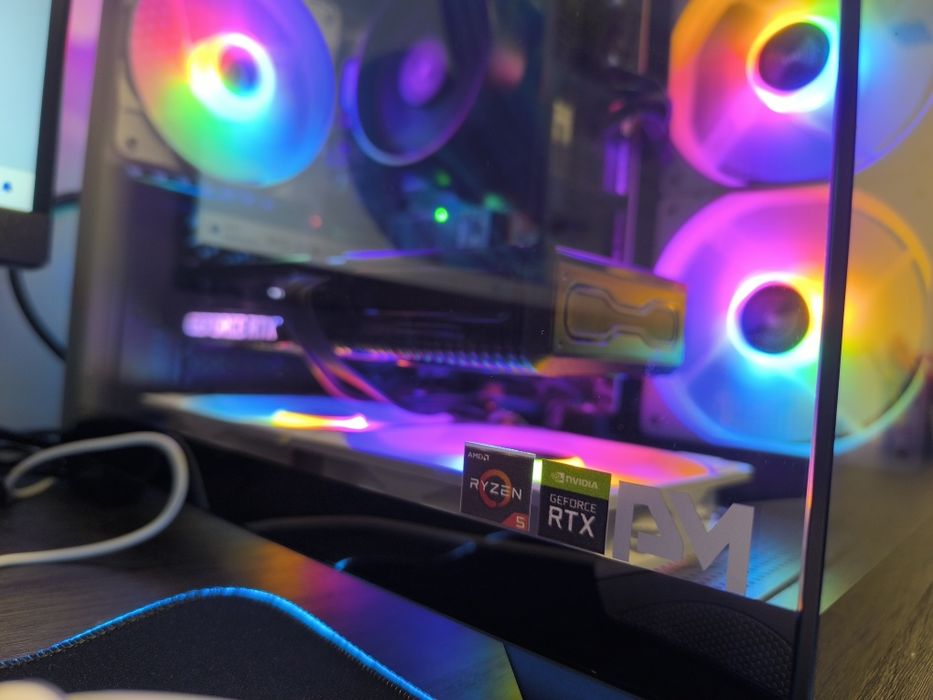 PC 3060RTX R5 16G Ram + Ecrã + Periféricos 3x S/ Juros