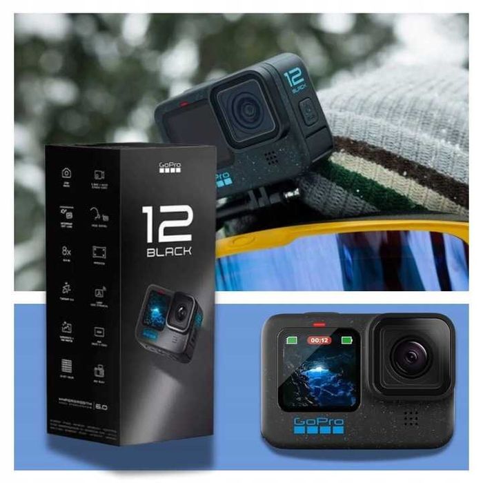 Kamera sportowa GOPRO HERO12 Black USA nowa + gratis !