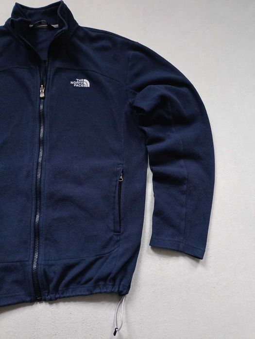 The North Face Polartec Mens M Glacier 100 Fz Fleece - Summit Navi