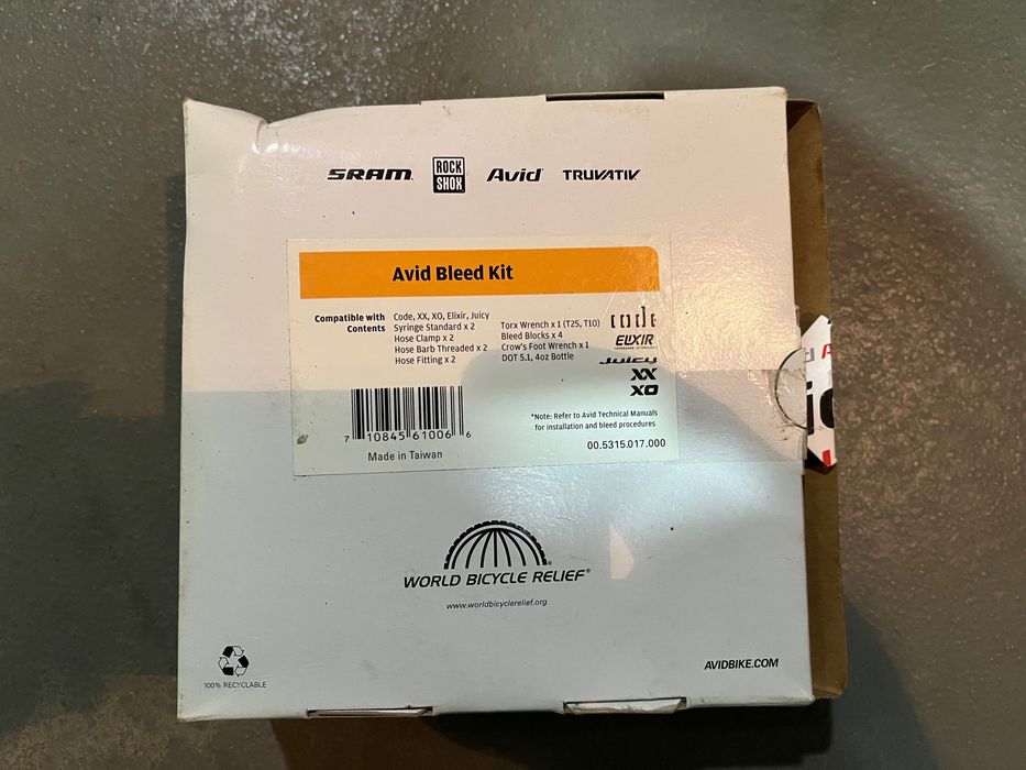 【新品未使用】Avid Juicy Ultimate前後セット avid juicy 5 - купити велотовари - Ціна на OLX.ua