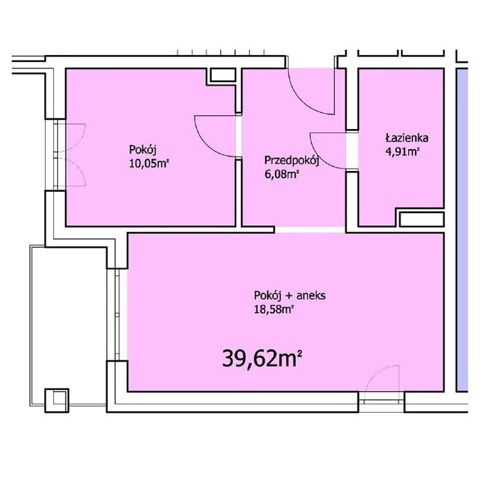 39m2 /2 pokoje + garaż podziemny / Centrum/ 2020r.
