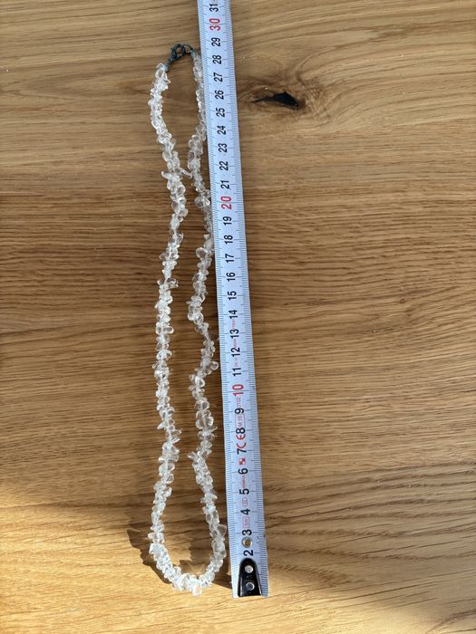 Naszyjnik krysztal gorski 30 cm