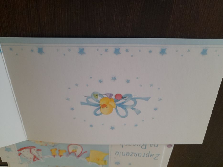 5 zaproszeń na roczek synka