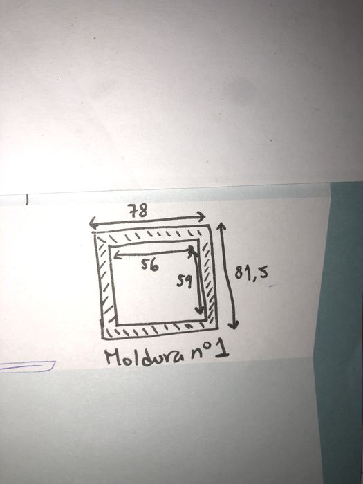 2 Molduras trabalhadas a gravura e relevo