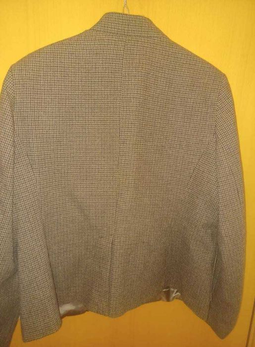 Jaqueta de fazenda xadrez da Mango nova com etiqueta