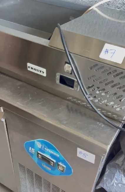 Піца стіл Desmon 2000х800 + салат бар FROSTY + гастроємності. ТОП ПРОПОЗИЦІЯ для швидкого продажу.!