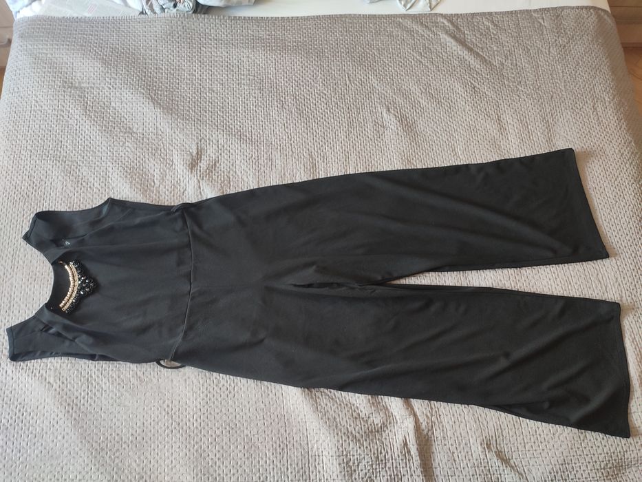 Czarny elegancki kombinezon rozmiar42/XL