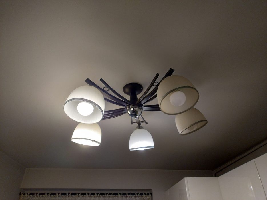 Żyrandol lampa 5 żarówek