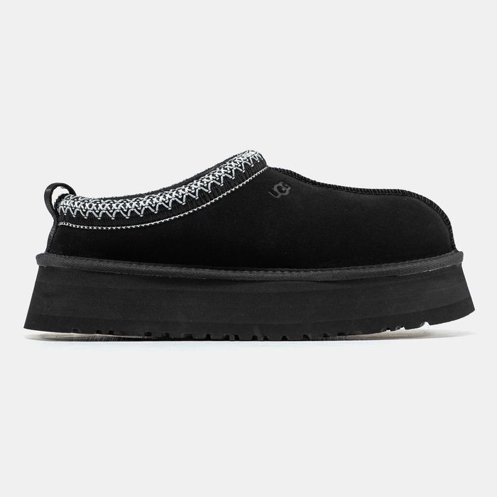 Уггі UGG Tasman Platform All Black Luxe угги осінні/зимові з хутром