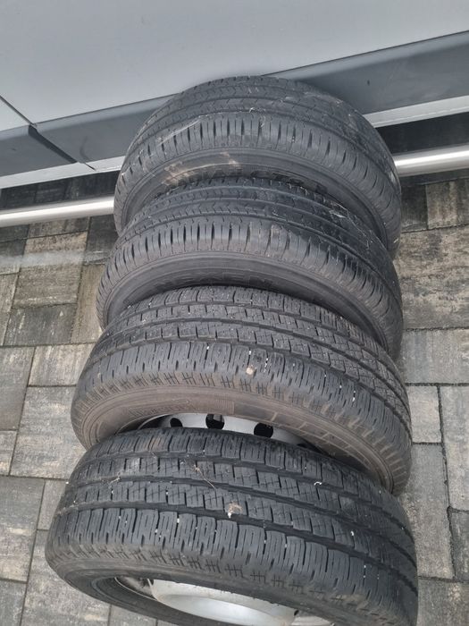 Komplet ķół Fiat Ducato Citroen Jumper Peugeot Boxer 15" felgi opony