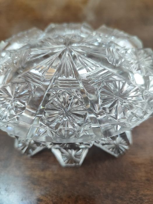 Хрусталь.Шкатулка хрустальная ГДР.